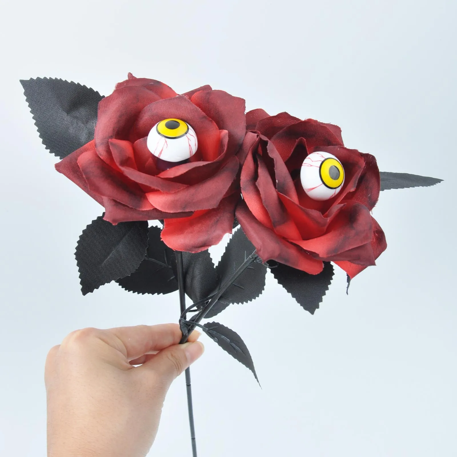 Kreative Teufels auge Rose Anordnung ist mehr für Halloween Geschenk Urlaub Party Dekoration Anordnung vier Farben zur Auswahl – Detail 16