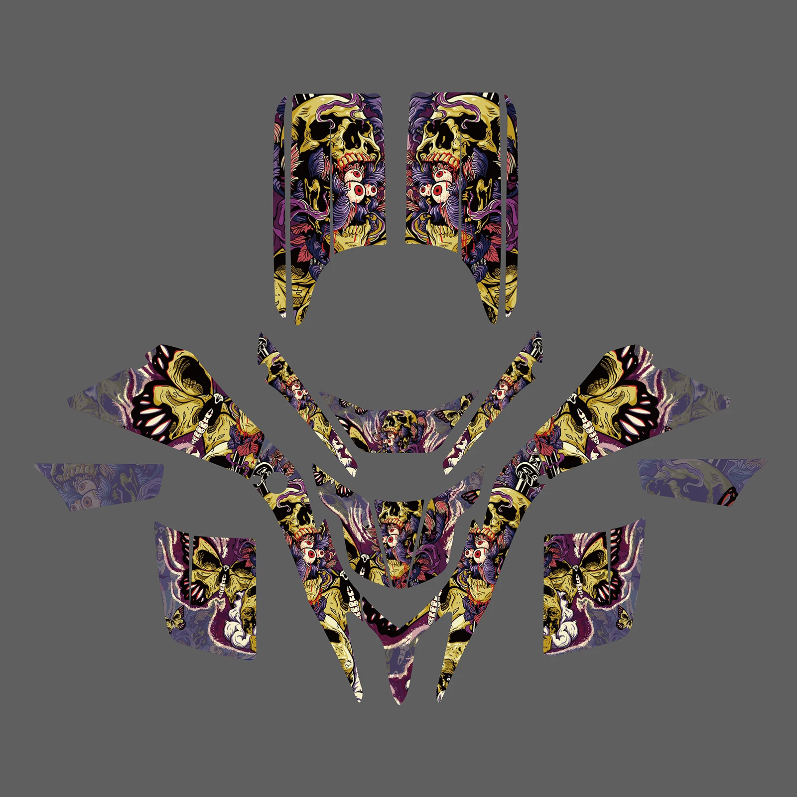 ATV الرسومات خلفية الشارات مجموعة ملصقات لياماها الناسف 200 YFS 200 1988-2006 2005 2004 2003 2002 2001 2000 تخصيص