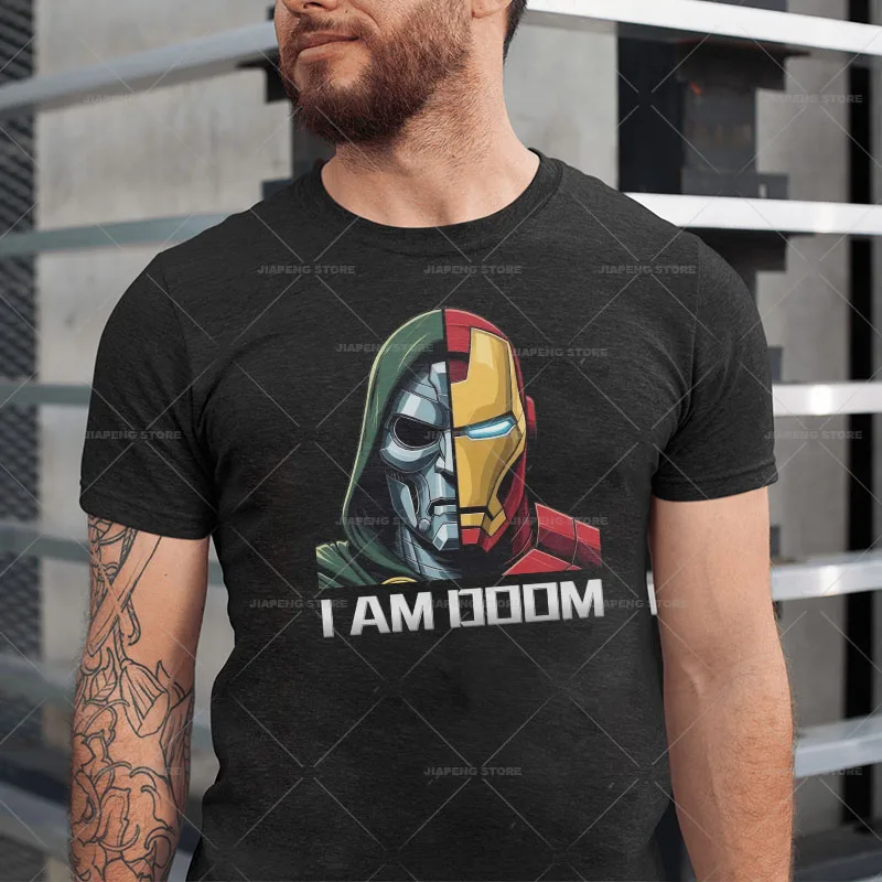 Doctor Doom Thermal Stickers For Clothes Tony Stark Iron on Heat Transfer Iron Man Patches Iron on Transfer For Clothing