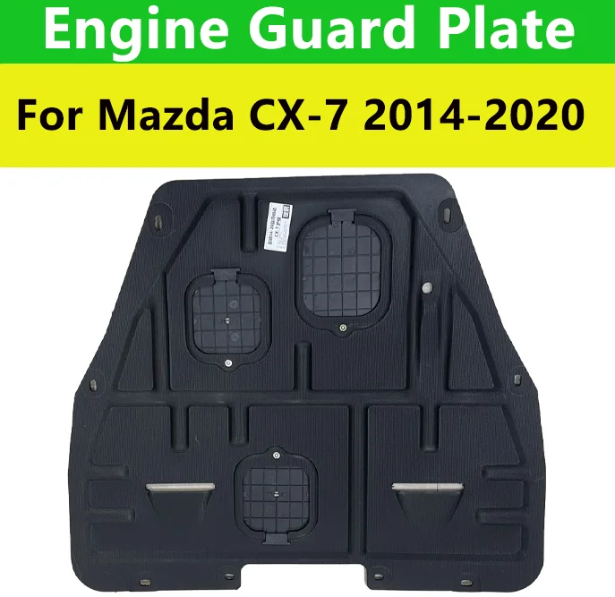 

Car Accessories Black Under Engine Guard Plate Mudguard Board Splash Shield Mud Fender Plate Panel For Mazda CX-7 2014-2020.