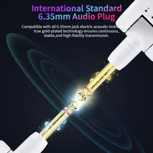 Máy phát và máy thu guitar không dây có thể sạc lại, truyền thời gian thực xuống, hệ thống phát cắm, 2.4g 8 Bộ dụng cụ guitar bán hàng chính để lắp ráp - №1