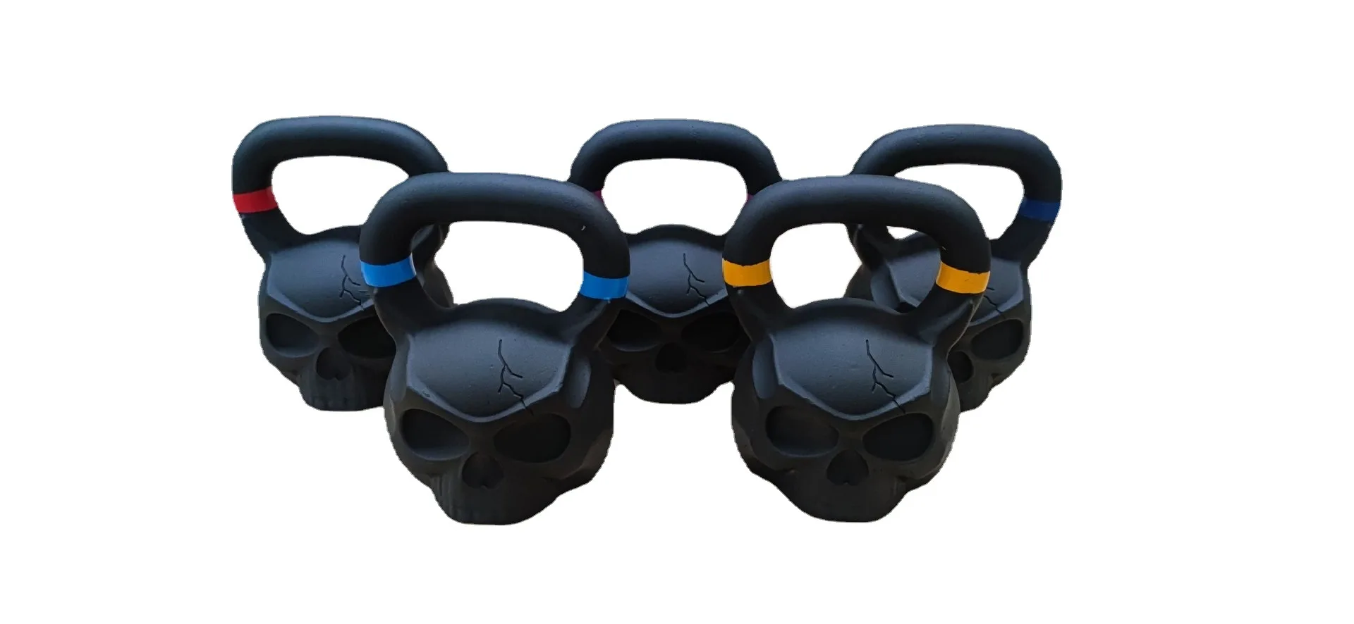 Twarz ducha Kettlebell podnoszenie pot Fitness Kettlebells styl czaszki czajnik-dzwon