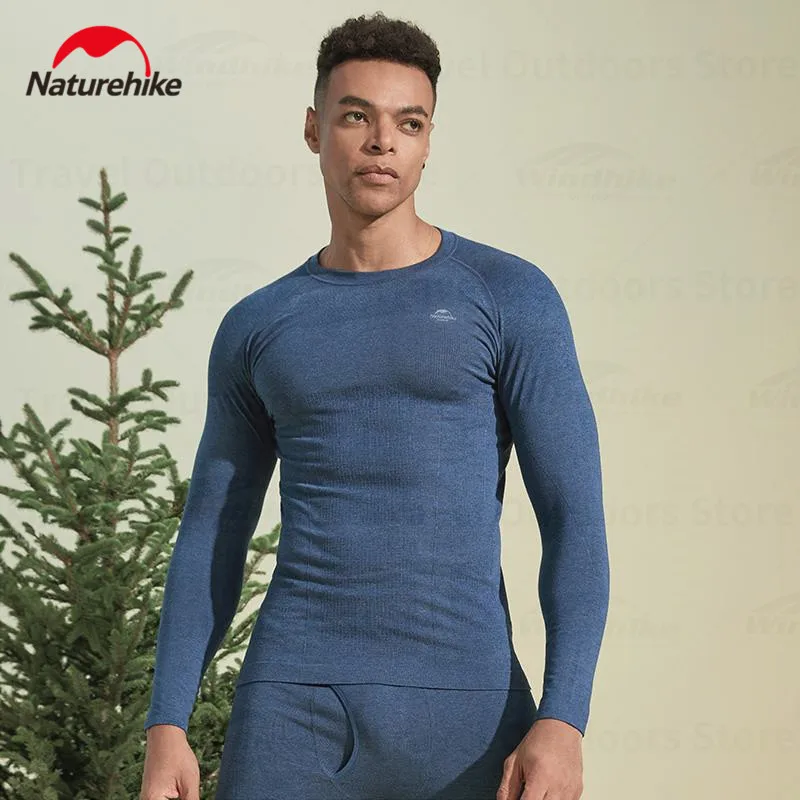 Naturehike-HeatMax Roupa Interior Térmica para Homens e Mulheres, Auto-Aquecimento, Fitness, Esqui, Função Esportiva, Trabalho de Escritório, Inverno