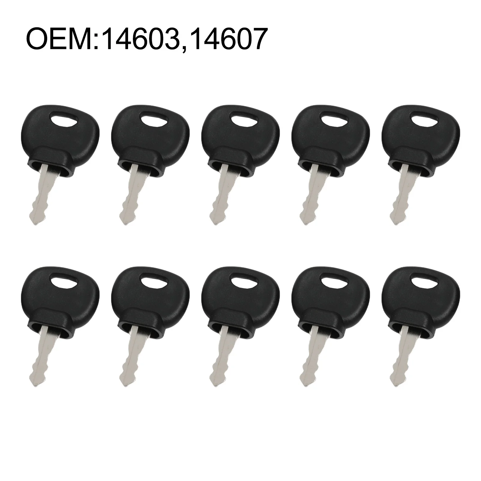 Black Keys For BOMAG Replacement Installation Keys Tools Anti-corrosion Material Easy Installation Non-deformation