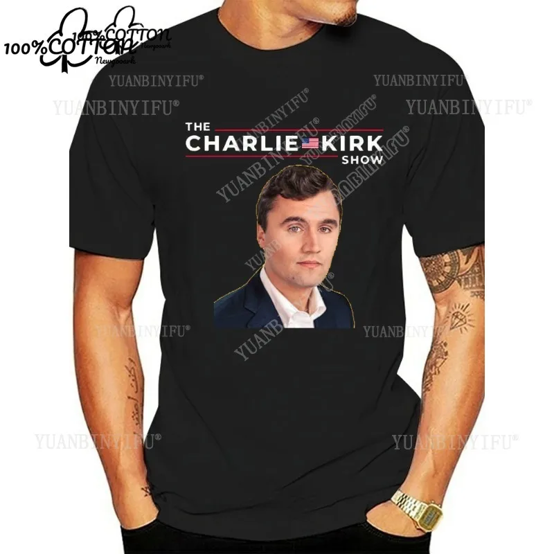 حار نمط عادية الحرية تشارلي كيرك تي شيرت مطبوع فضفاض 100% القطن الترفيه للجنسين قميص منتج ساخن S-6XL #4