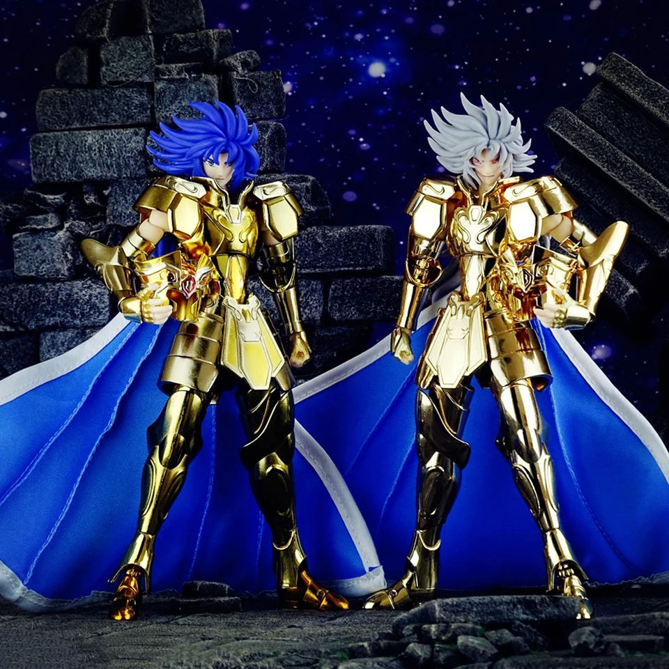 MST Model Saint Seiya Myth Cloth EX Gemini Saga Kanon EXM Metal Armor Movable  Body With New Heads Action Figure