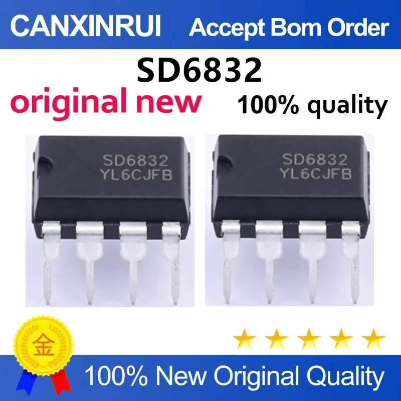 (5-100pieces)Brand new original SD6832 direct insertion DIP-8 power management chip