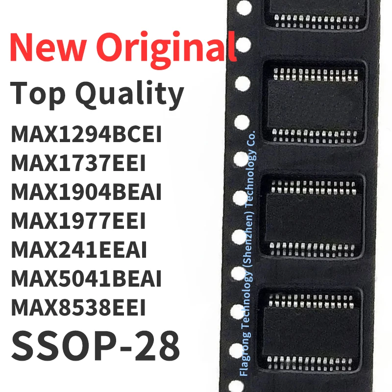 (1 Pcs) MAX1294BCEI MAX1737EEI MAX1904BEAI MAX1977EEI MAX241EEAI MAX5041BEAI MAX8538EEI +T SSOP-28 New Original Chip IC