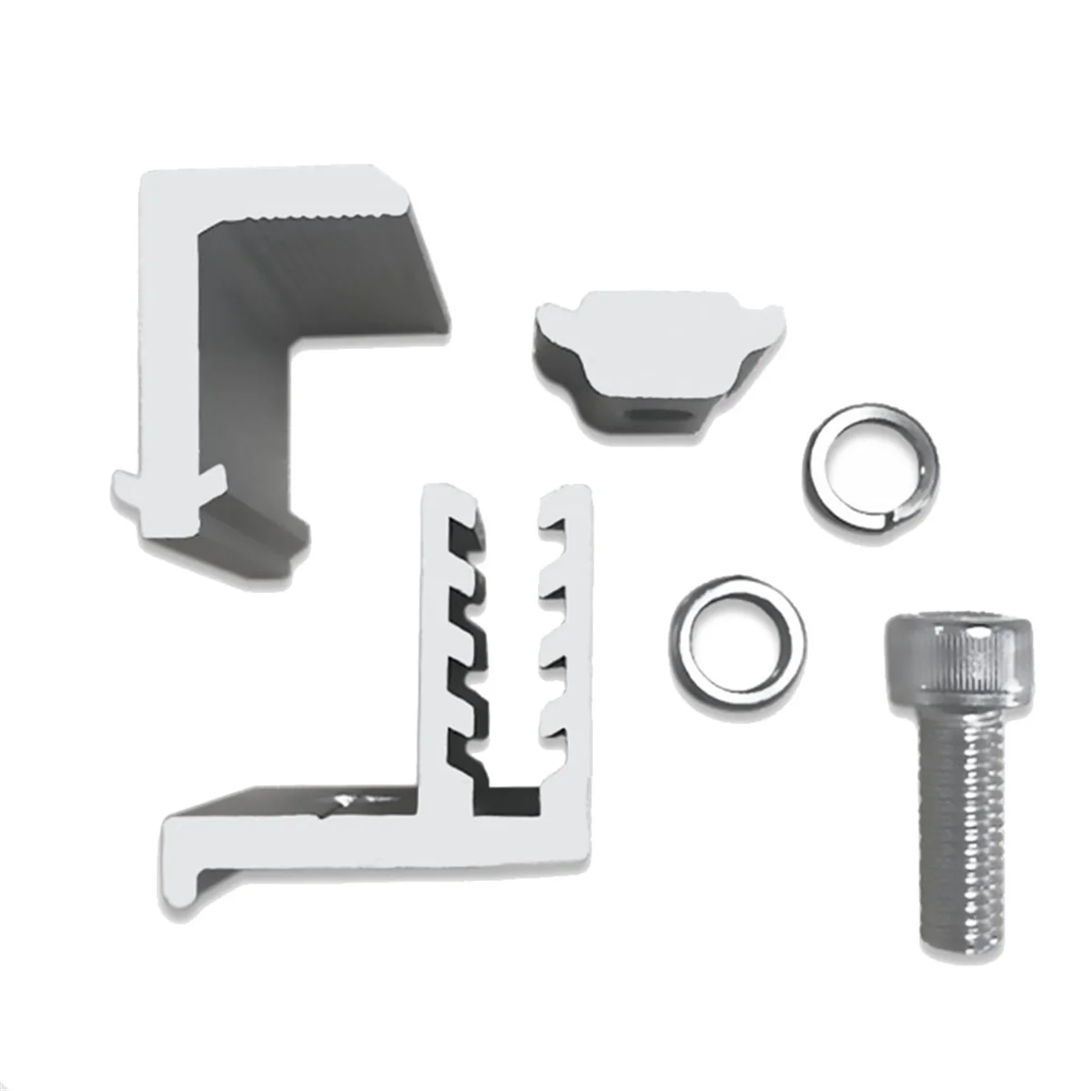 Kit de abrazadera lateral de soporte de montaje de Panel Solar, abrazadera de fijación ajustable de 30/35/40/45mm, montaje de Panel Solar, 10 Uds.