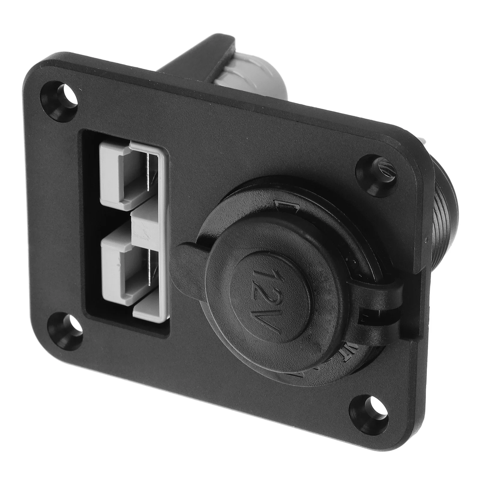 

1Set 12V Car Marine Cigarette Lighter Socket Versatile Easy Installation for Vehicles Rvs Boats Motorcycles Strong ABS