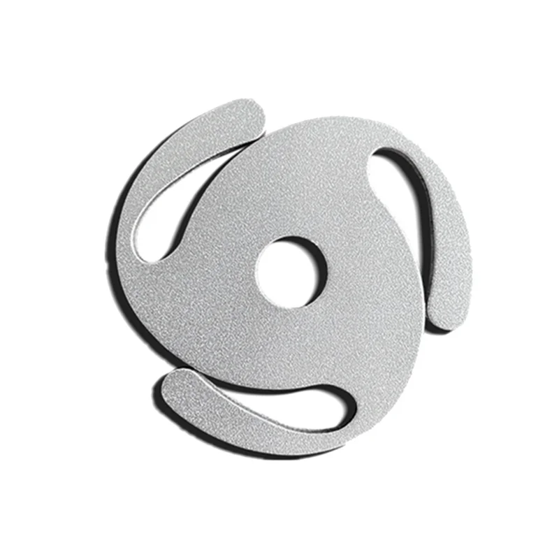 Aluminum Alloy Adapter for LP Vinyl Record Player RPM Balanced Metal Disc Stabilizer Weight Clamp-Silver