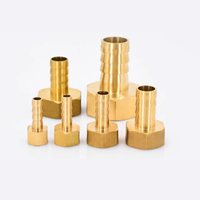 6mm 8mm 10mm 12mm 14mm Hose Barb OD To M12 M14 M16 M18 M20 M22 Metric Female Thread Brass Pipe Fitting Nipple Coupling Joint