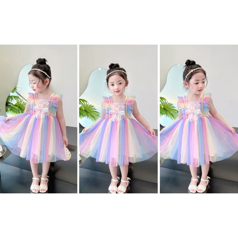 

Western style fluffy skirt, girl's June 1st performance dress, birthday dress