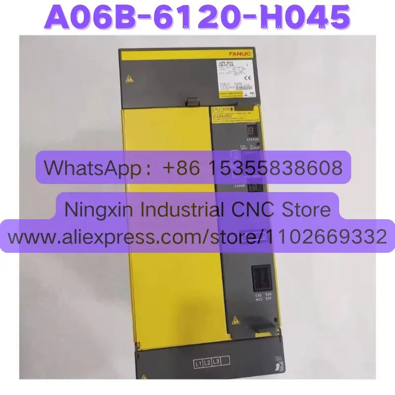 

Second-hand A06B-6120-H045 A06B 6120 H045 Power Supply Module Tested OK Quick Shipment