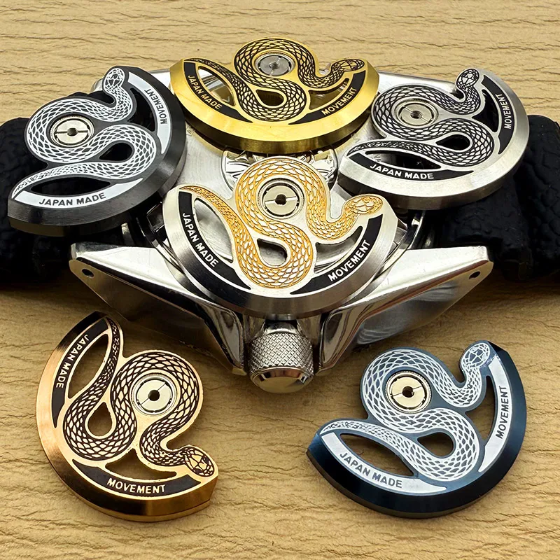 Customize NH35 Movement Rotor Fit for NH36 NH38 NH70 4R 7S Movement Pendulum Oscillating Weight Refit Hammer Rotor Watch parts