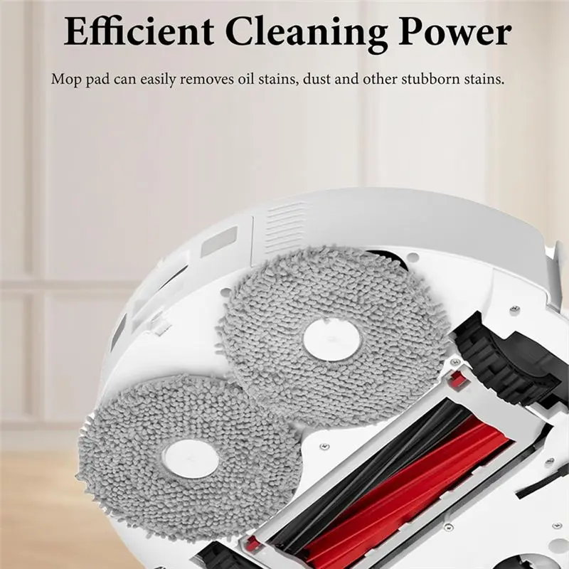A84X-For Roborock Qrevo Master /P10s Pro/V20 Robot Vacuum Cleaner Main Side Brush Hepa Filter Mop Cloth Dust Bags Accessories - view 3