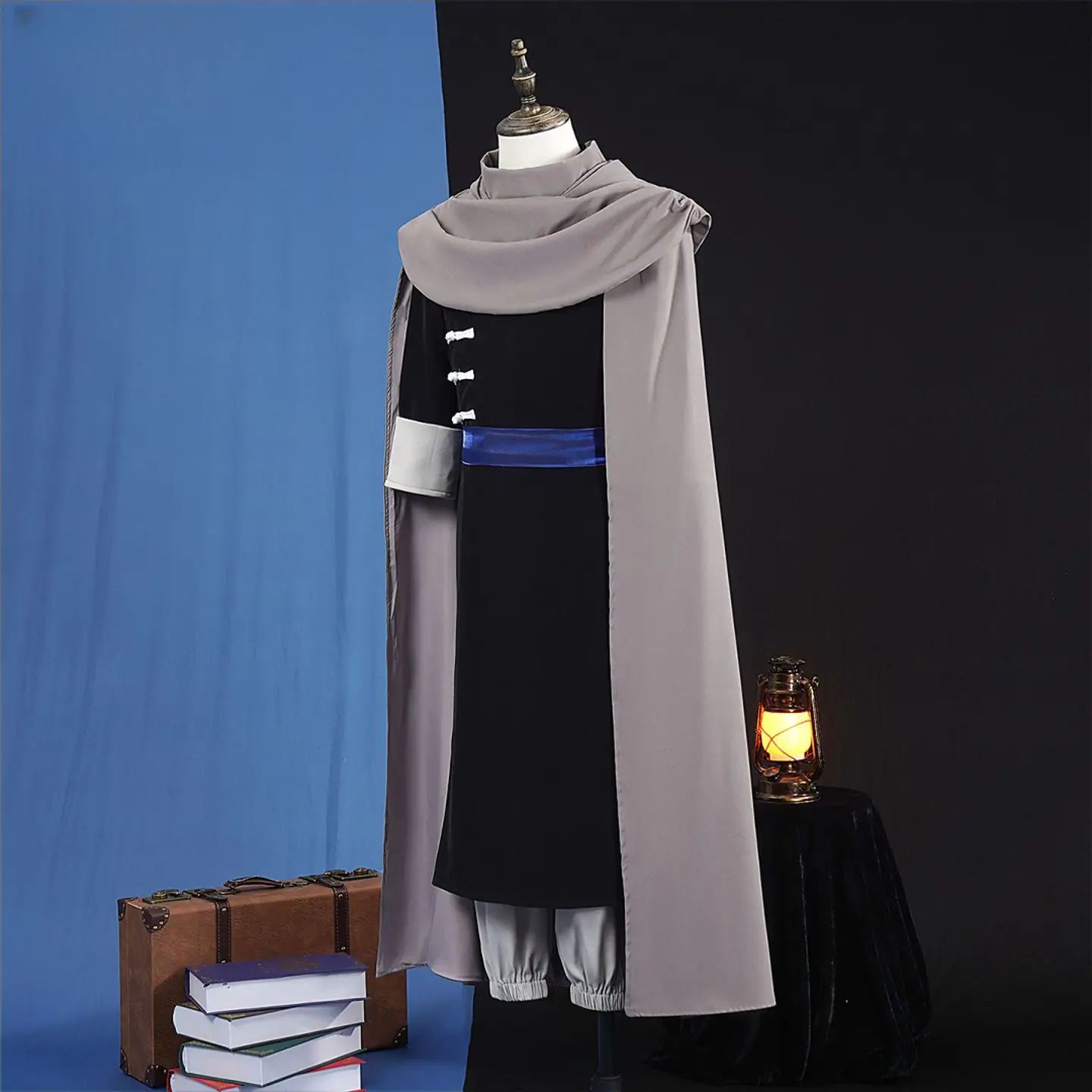 

Yutusenwei Косплей Костюм Черное Длинное Платье Косплей Плащ Аниме Костюм Для Серии "Gintama"