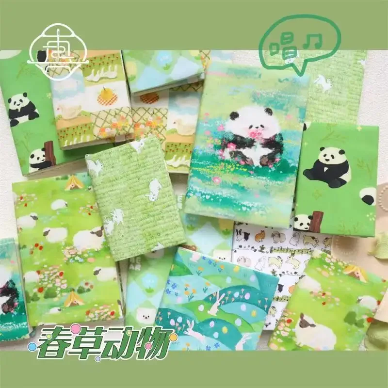 【Animal Town】Original Handmade A5 A6 Notebook Covers Protector Book Sleeve Crafted Fabric Products Diary Cover，in Stock