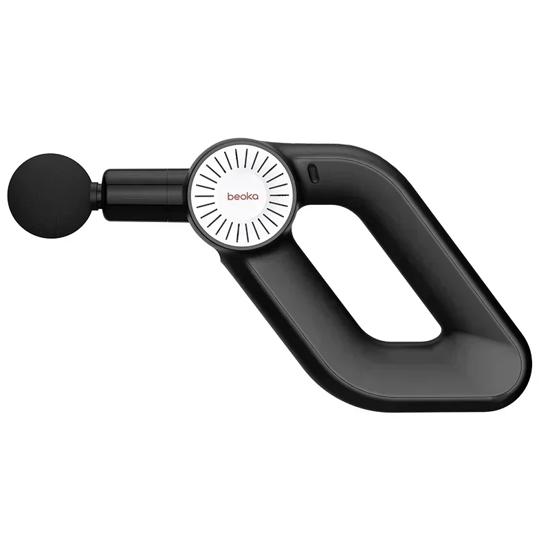 Beoka D6 masajeador corporal profesional de alta potencia vibración de alta frecuencia pistola de masaje de gimnasio muscular fascial con función calentada