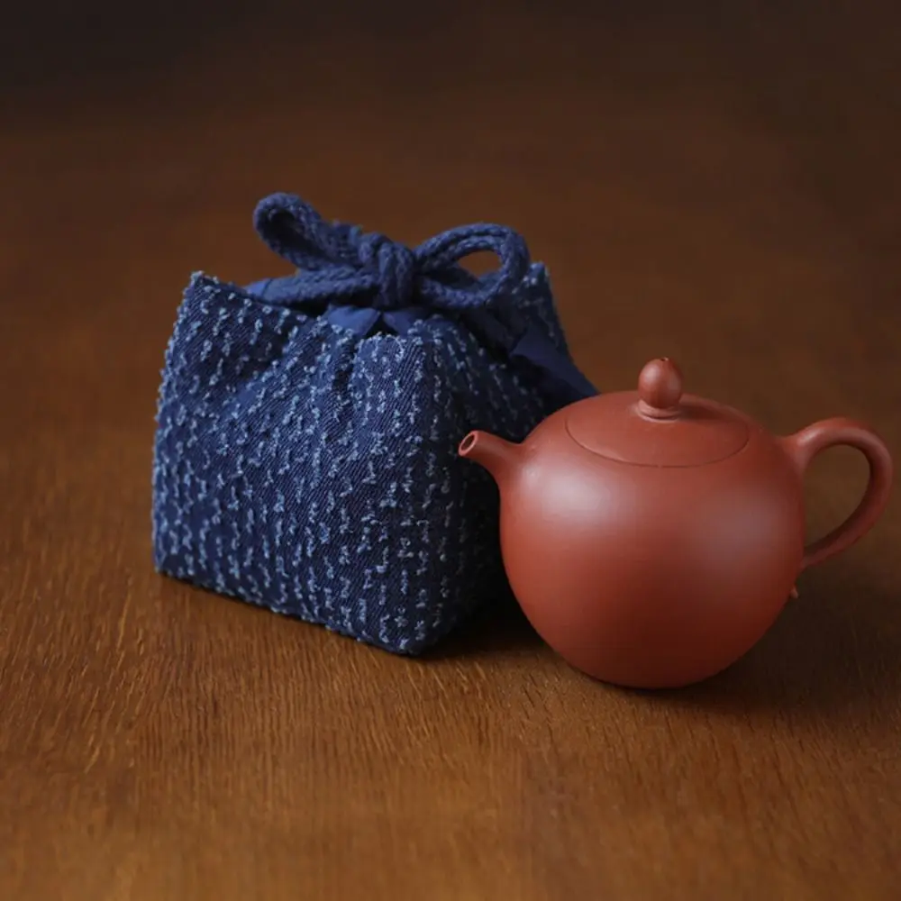 Chinese Style Teapot Cup Cotton Protect Cloth Bags Breakage-proof Dustproof Travel Teaware Storage Bag Portable Practical