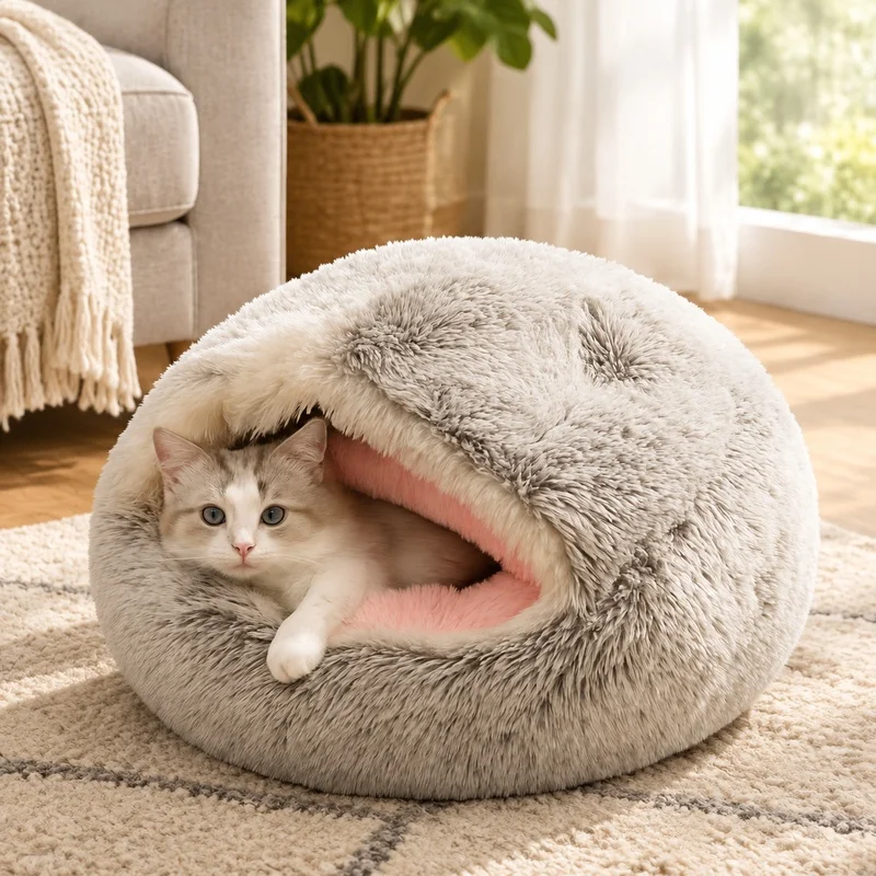 #4 Enclosed Cat Cave Beds Deals & Discounts
