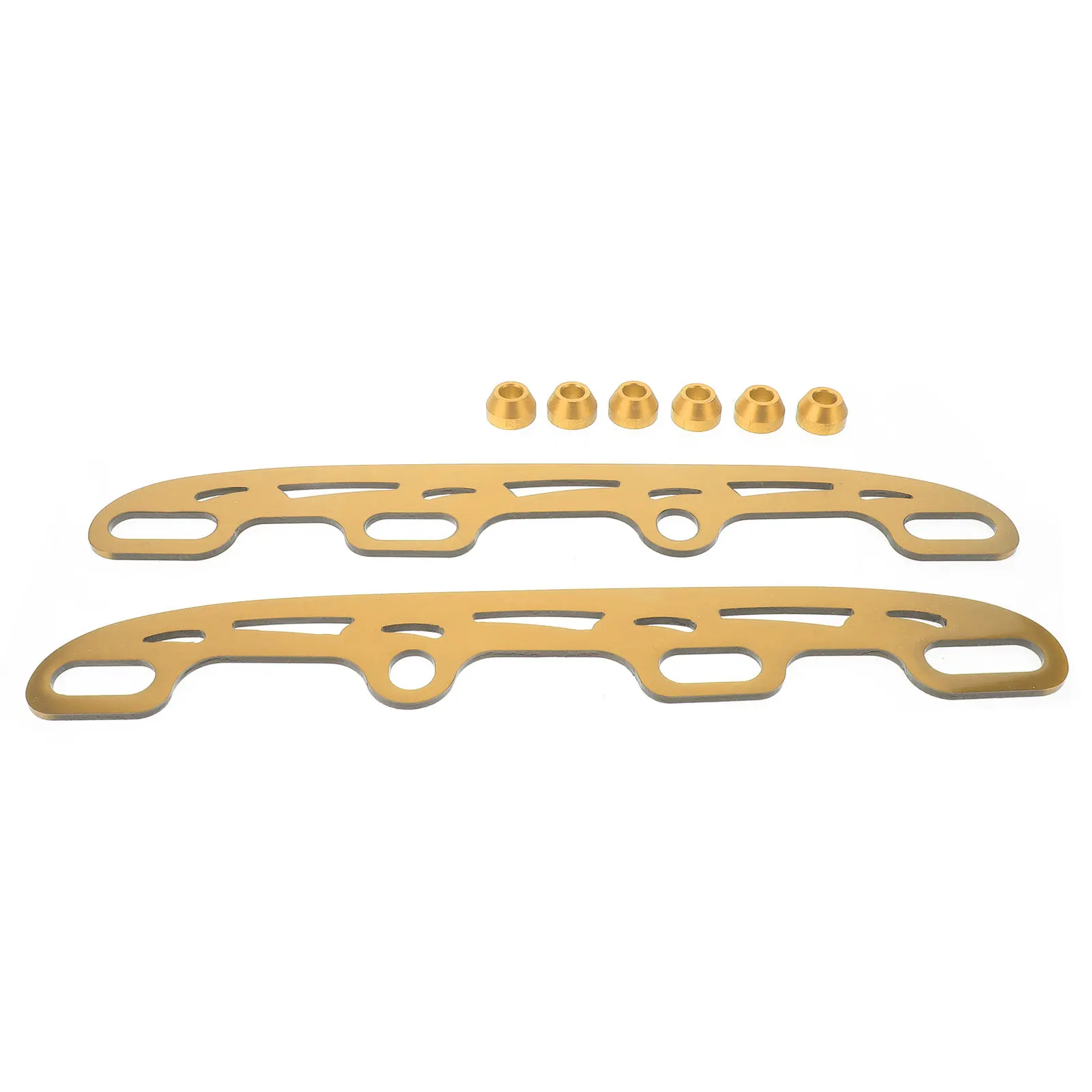 

2Sets Ice Hockey Replacement Blades Stainless Steel 11.4 Golden Inline Skate Roller Skate Conversion High Durability
