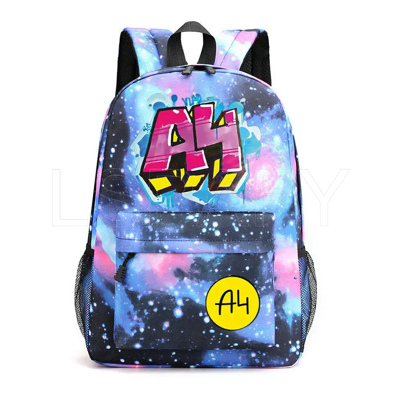 А4 Backpacks Vlad A4 Paper Printing Teenager Boys & Girls Cool School Bag Young Mens & Womens Fashion Traveling Backpack Мерч A4