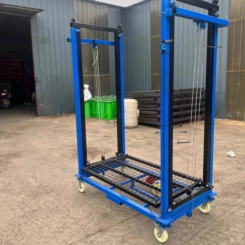 

500KG Mobile Foldable Lifting Platform Electric Scaffolding Remote - Control Automatic Lift Indoor and Outdoor Decoration Hoist