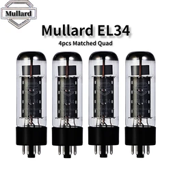 Mullard EL34 Vacuum Tube HIFI Audio Valve Replaces 6CA7 KT77 KT90 5881 6P3P KT66 Tube Amplifier Kit Diy Matched Quad