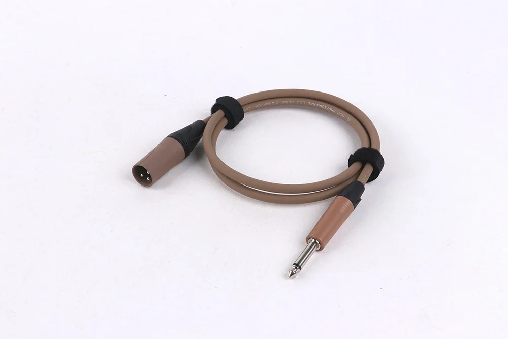 6,35 mm TS-Stecker auf 3-poliger XLR-Stecker/Buchse, Verbindungs-Audio-Verlängerungskabel für MIC Active Speakers, Bühnen-DJ-Studio-Audiokonsole – Detail 11