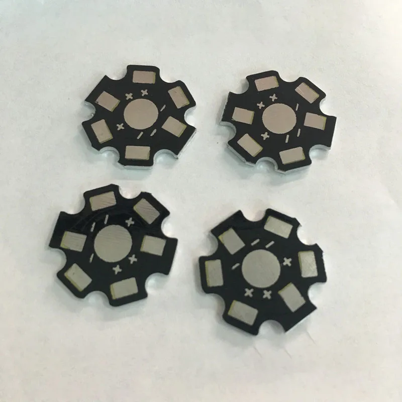 Linterna Universal con forma de flor de ciruelo Hexagonal de alta potencia, chip LED, disipador de calor de sustrato de aluminio, 1W, 3W, 5W, 10/50/100/500/1000 piezas