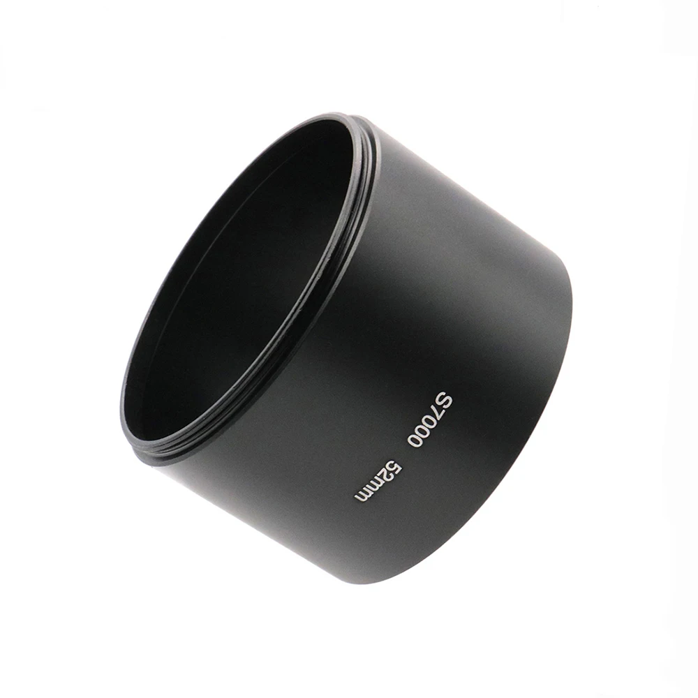 For Fujifilm FinePix S7000 Filter Adapter Tube Ring 52mm filter thread Black Metal 55mm*40mm