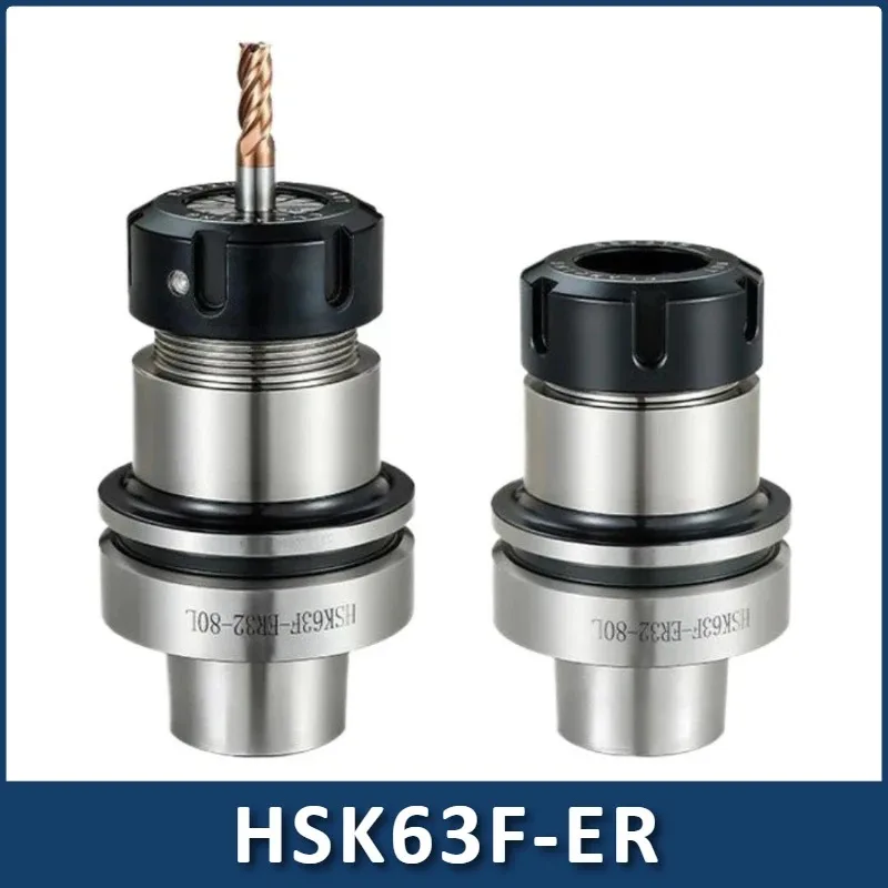 

HSK63F HSK ER Tool Holder ER16 ER25 ER32 ER40 Tool Holder HSK 63F ER Engraving Woodworking Machine HSK63F Tool Holder
