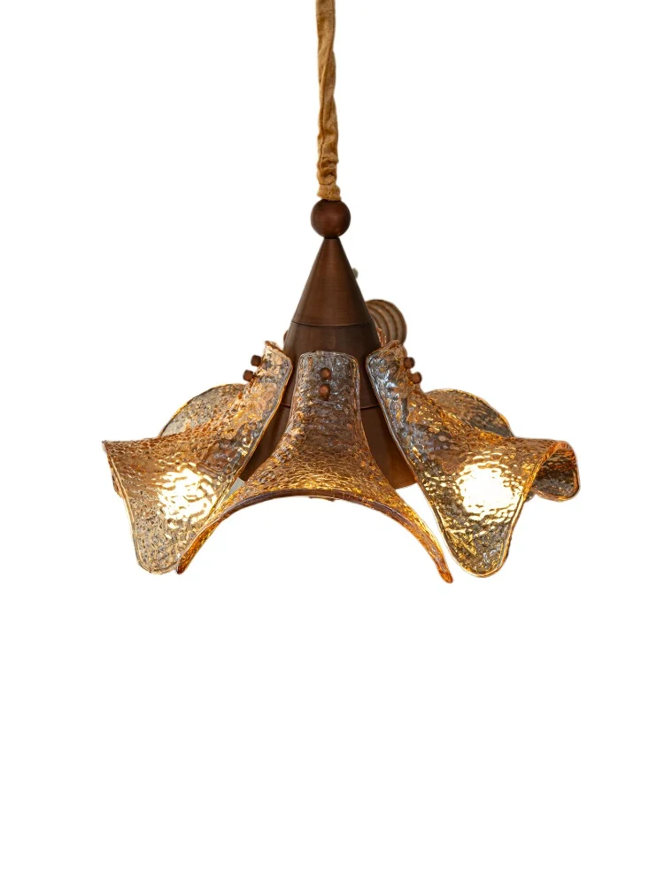 

Restaurant chandelier American retro medieval designer bar lamp high-end French