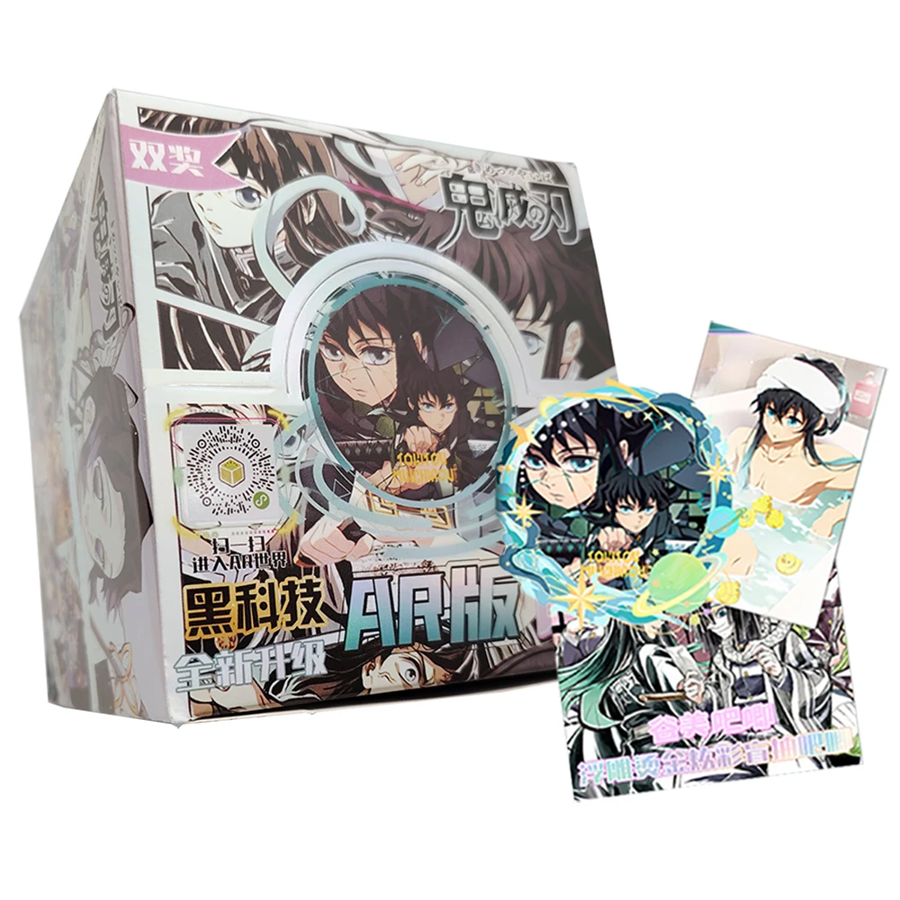 

Японские фэнтези-карточки с персонажами аниме «Истребитель демонов» для коллекционирования, изысканные значки для фанатов косплея, игрушки, рождественские сюрприз-подарки