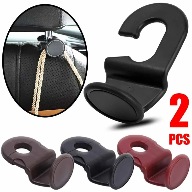 

Universal Car Seat Back Hidden Hook 360° Rotatable Auto Headrest Hanging Storage Holder Hook 20-25kg Load-bearing Sundries Hook