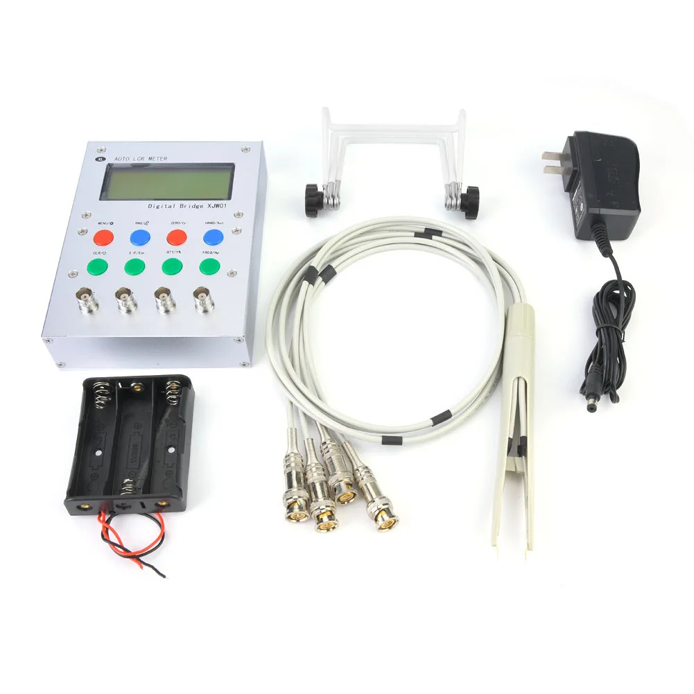 XJW01 Digital Bridge 0.3% LCR Resistance Inductor Capacitance ESR Meter (Bridge Set + SMD Clip)