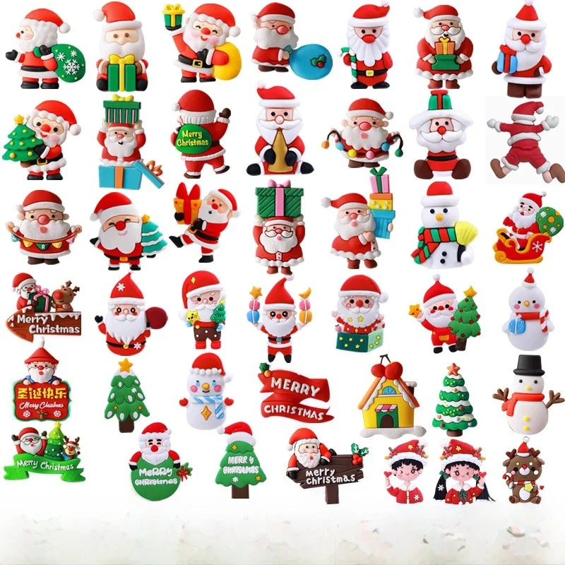 

Набор для украшения торта Cisas: мягкие резиновые фигурки Деда Мороза, Снеговика, Оленя, елочные украшения Cisas для праздничного костюма, вставные элементы для декора