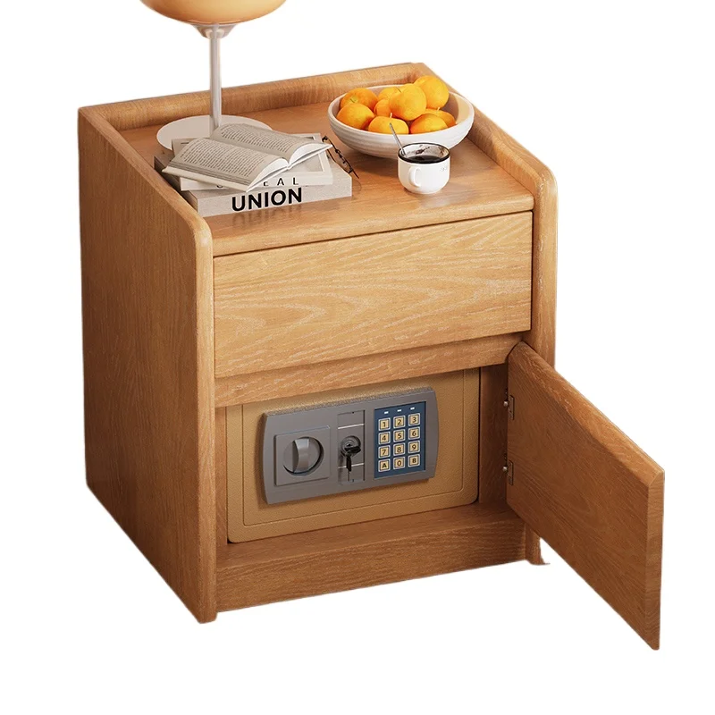 

Прикроватная тумбочка из массива дерева, сейф, встроенный замок с паролем, защита от кражи скрытой домашней спальни вместо шкафа для хранения вещей