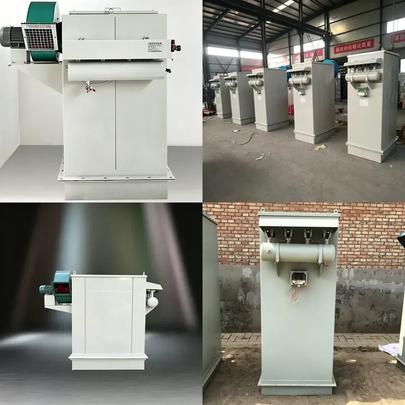 Bag Filter Central Pulse Carbon Steel 1.5 kW Three Phase 100 CFM for Boiler Welding Smoke Industrial Air Filtration