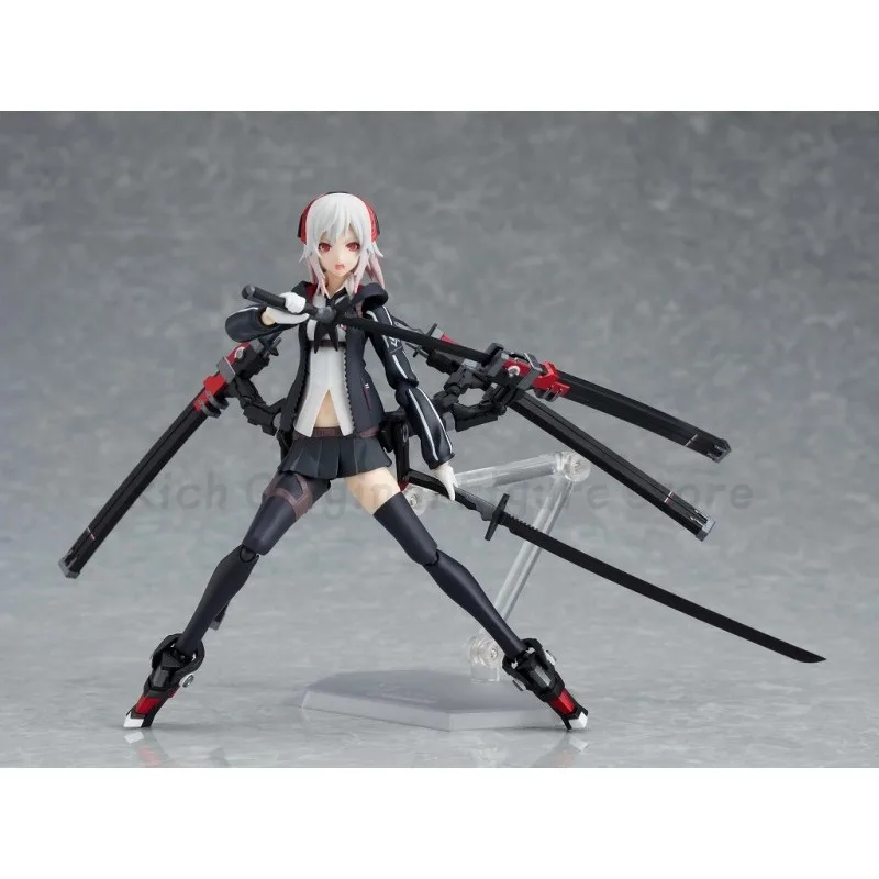 【In Stock】Original Max Factory Figma#422 Heavily Armed High School Girls Shi Anime Action Figure Model Toys