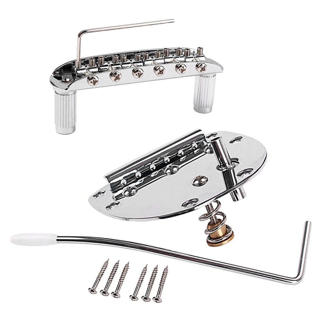 【STOCK】Metal Tremolo Bridge Set Screws Wrenches for Guitar Replacement Accessories Easy Operation- Silver
