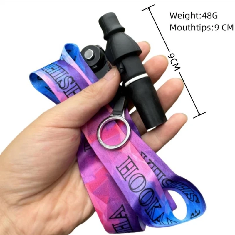 Cartoon Shisha Tips with Hang Rope Hookah Mouthpiece Narguile Sheesha Chicha Accessories,Random