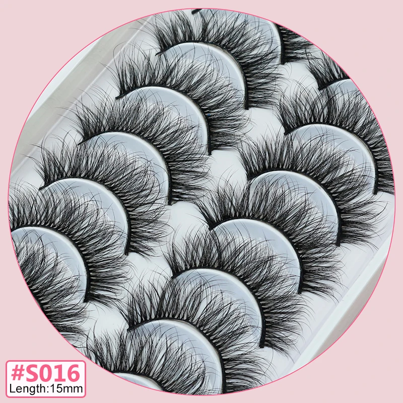 Abestyou 15mm 3d New Mink Fluffy Eyelashes Crisscross Russian Soft Wispy Individual Lashes Bulk Wimper Extensions Benodigheden