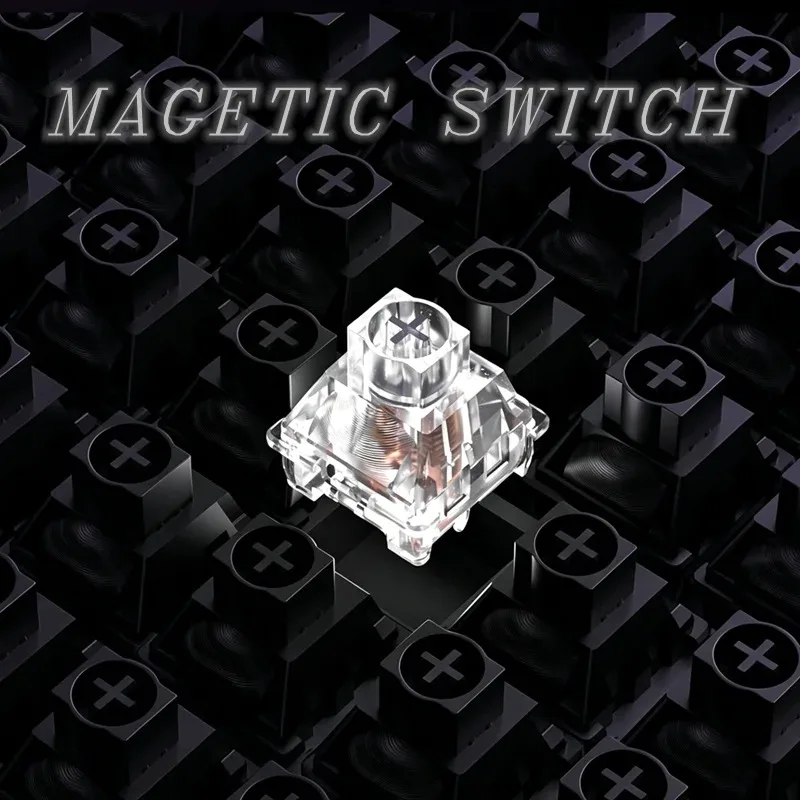 KeyTok NOVA Magnetic Switch HallEffect Transparent RGB Switches HIFI Thocky Mahjong Sound for Esports Magnetic Keyboard Switches