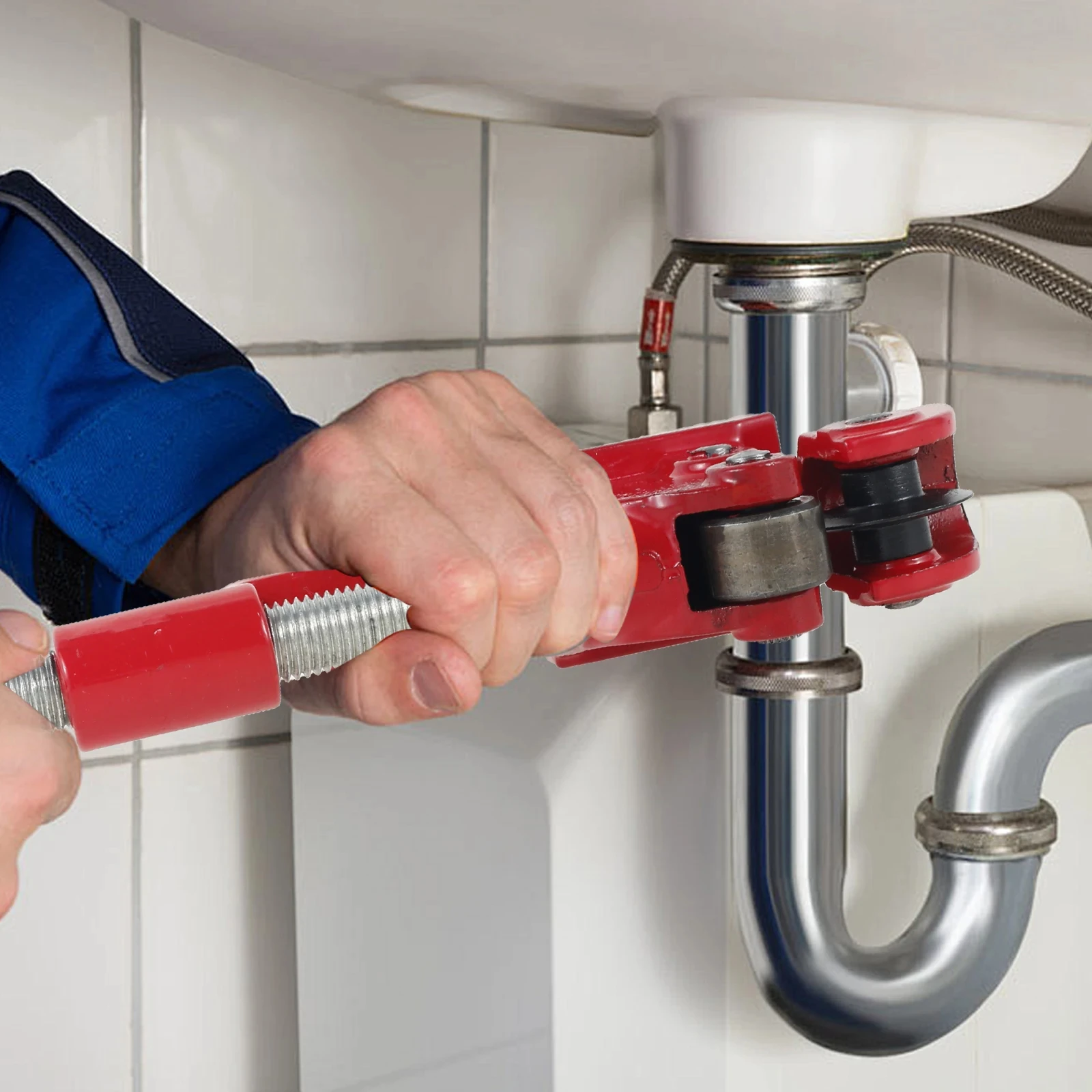 15-55mm Tagliatubi Kit di strumenti per svasatura Espansore per tubi Espansione Bocca Parti Dispositivo per alesatore per tagliatubi per strumenti per svasatura di tubi in rame