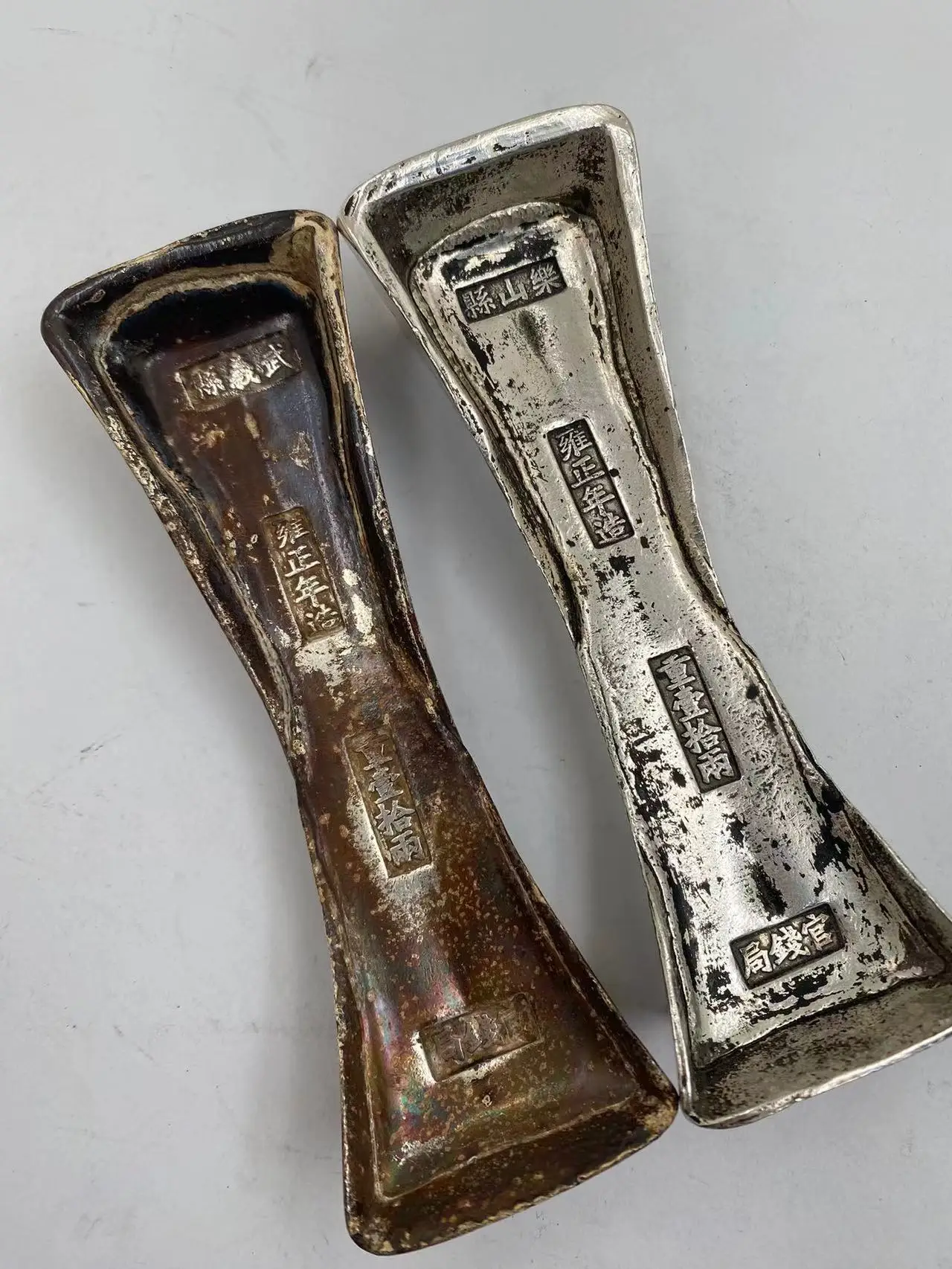 

Редкая старая китайская статуя монет с династией Цин (Yong Zhen), серебряные деньги, бесплатная доставка