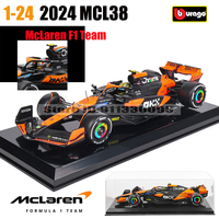Bburago 1:24 McLaren F1 Team 4 # Lando Norris 81 # Oscar Piastri Die Casting Precision Model Car Model Collection Gift Toy