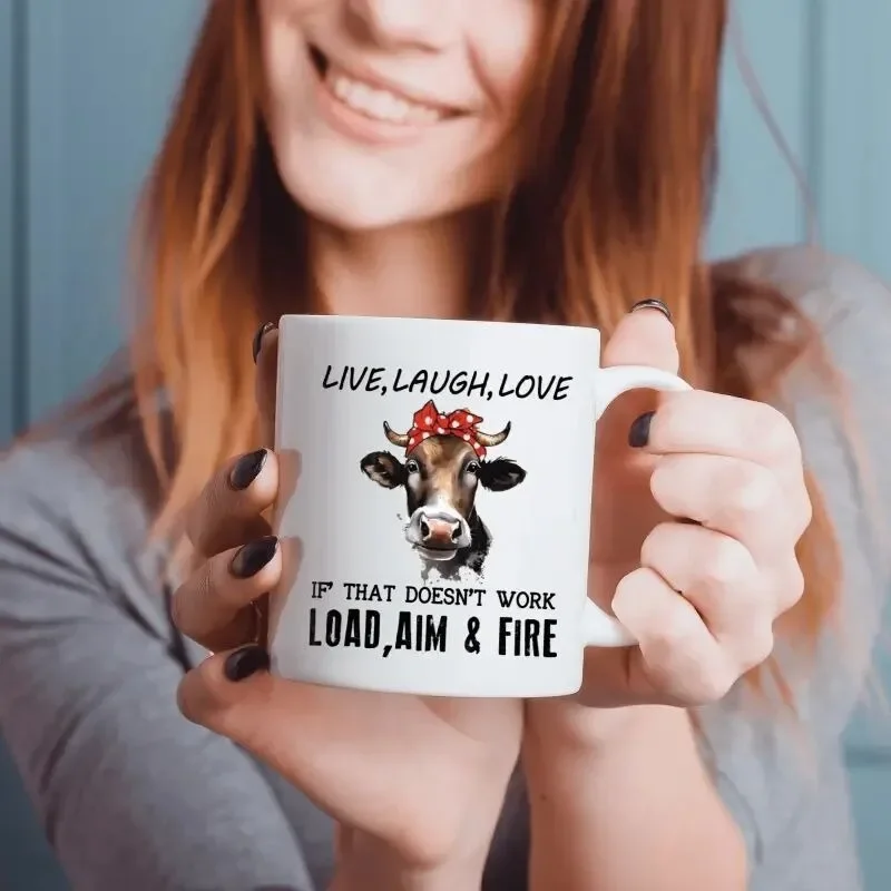 Funny Coffee Mug It\'s Fine I\'m Fine Everything Is Fine Colorful Poor Cat Water Cups Drinkware Home Room Birthday Gift Cool Stuff