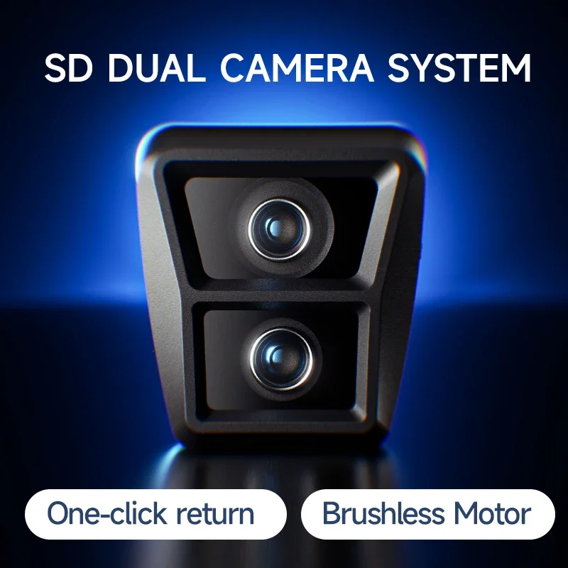 2025 New M2 RC Drone 8K HD Dual Cameras Brushless Motor and Optical Flow Positioning Intelligent Obstacle Avoidance Aircraft Toy